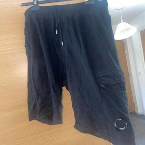 CP Company Mens Black Shorts
